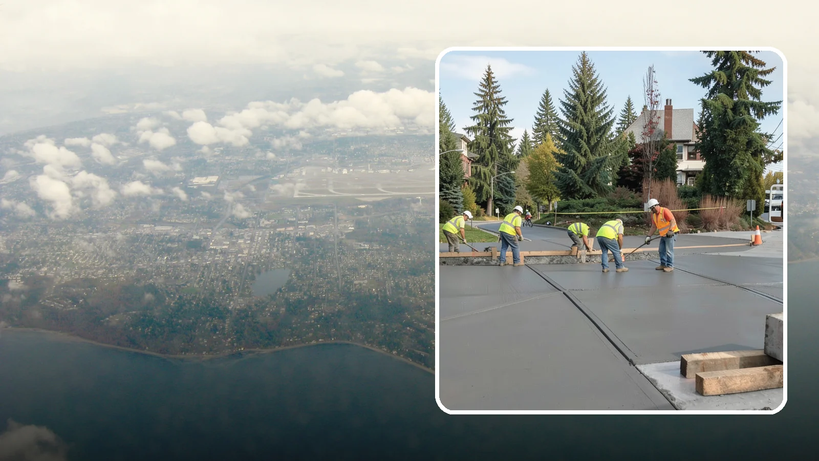 Municipal Sidewalk Construction in Burien, King County, WA - Build new public sidewalk segments that close gaps in your pedestrian network and meet current accessibility standards.