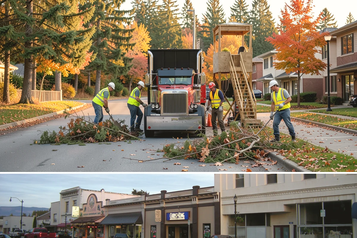 Municipal Sidewalk Construction in Burlington, Skagit County, WA - Summer and early autumn provide the extended dry windows needed for grading, forming, and curing multi-block sidewalk runs.