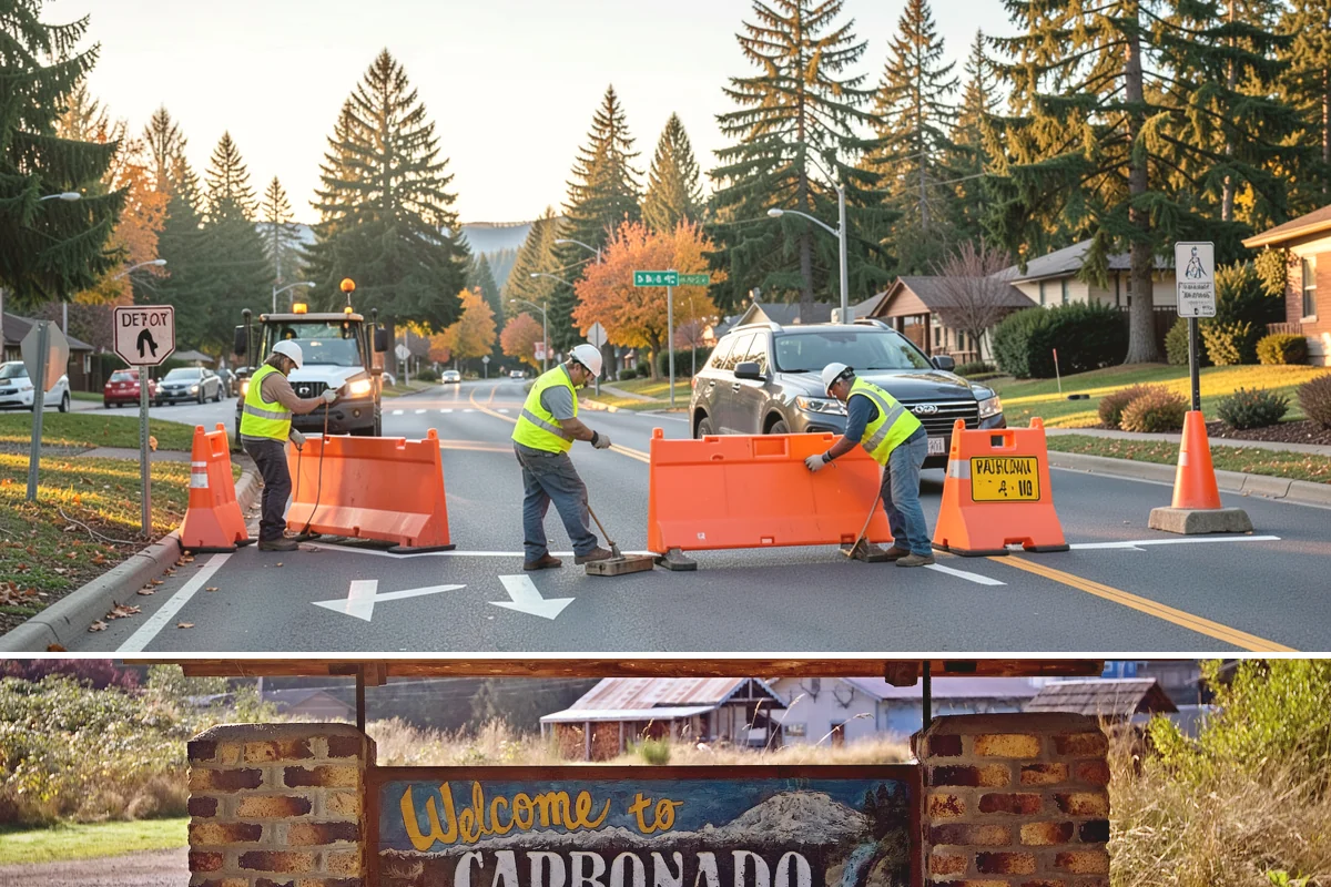 Municipal Sidewalk Construction in Carbonado, Pierce County, WA - Summer and early autumn provide the extended dry windows needed for grading, forming, and curing multi-block sidewalk runs.
