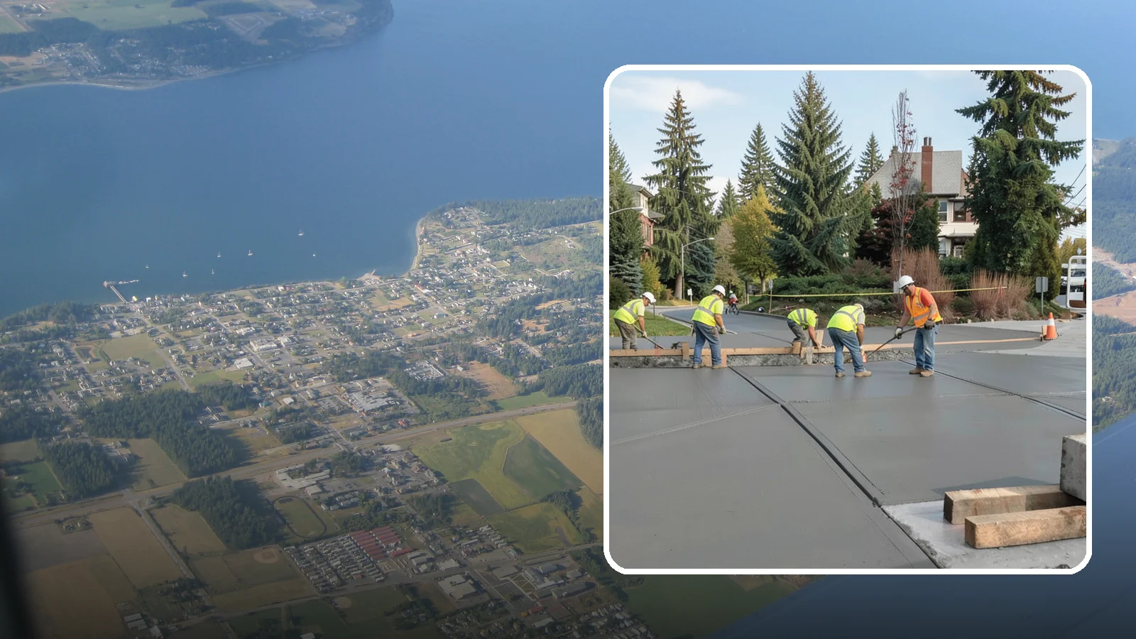 Municipal Sidewalk Construction in Coupeville, Island County, WA - Build new public sidewalk segments that close gaps in your pedestrian network and meet current accessibility standards.