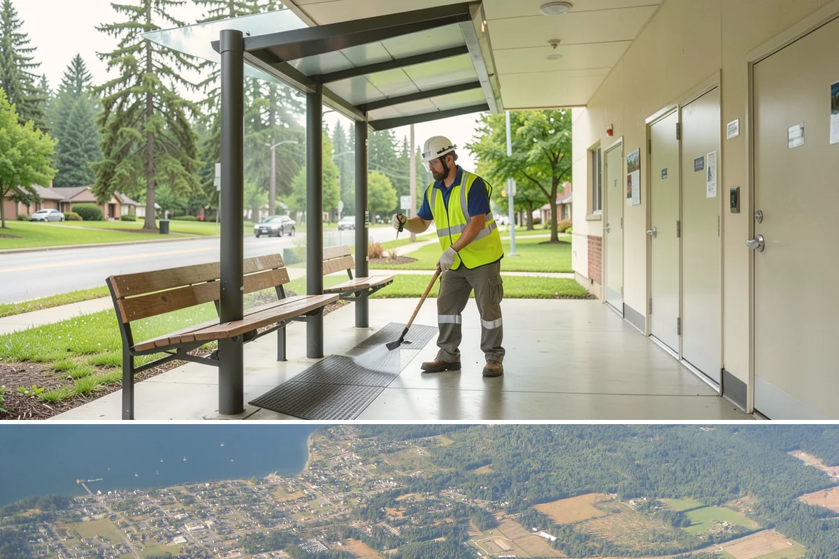 Municipal Sidewalk Construction in Coupeville, Island County, WA - Summer and early autumn provide the extended dry windows needed for grading, forming, and curing multi-block sidewalk runs.