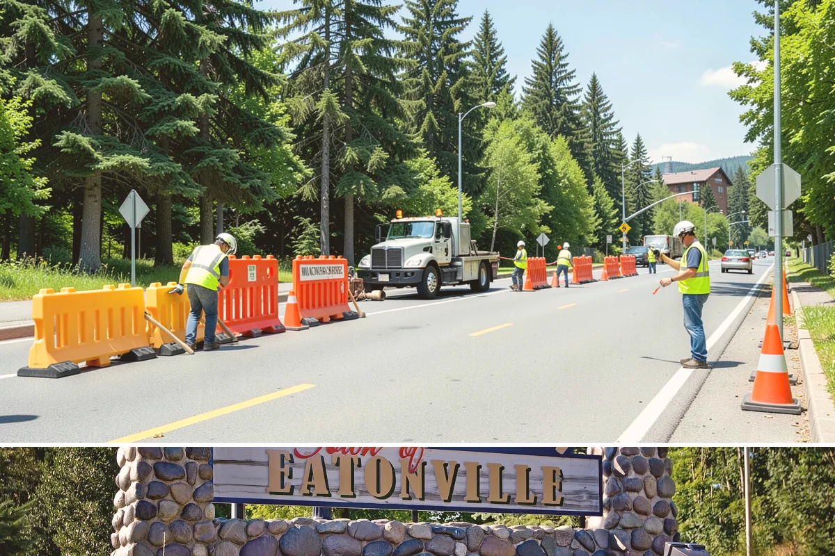 Municipal Sidewalk Construction in Eatonville, Pierce County, WA - Summer and early autumn provide the extended dry windows needed for grading, forming, and curing multi-block sidewalk runs.