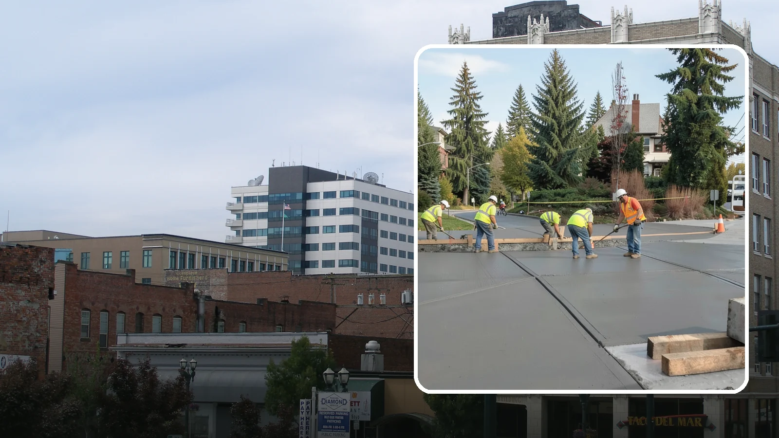 Municipal Sidewalk Construction in Everett, Snohomish County, WA - Build new public sidewalk segments that close gaps in your pedestrian network and meet current accessibility standards.