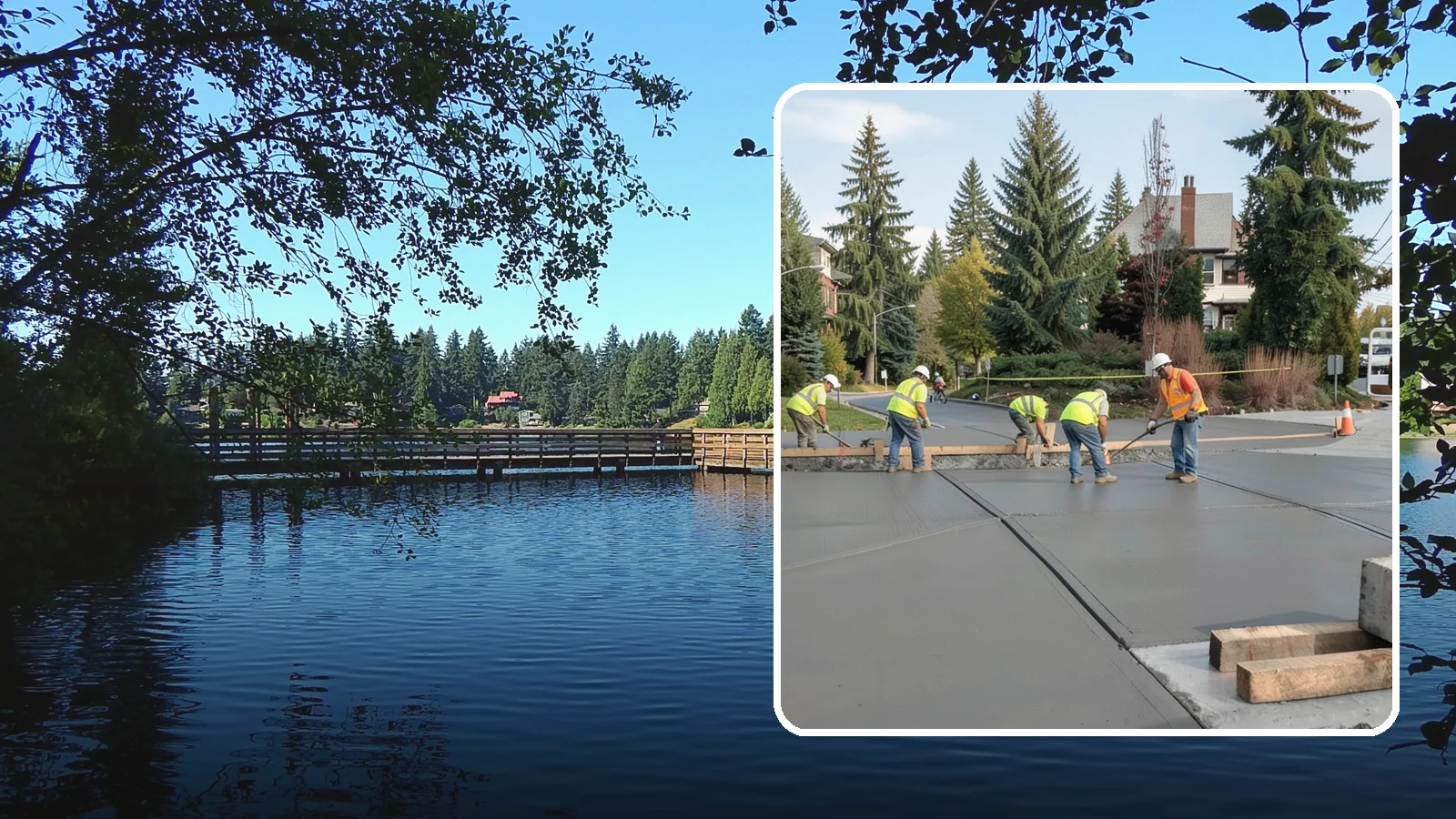 Municipal Sidewalk Construction in Federal Way, King County, WA - Build new public sidewalk segments that close gaps in your pedestrian network and meet current accessibility standards.