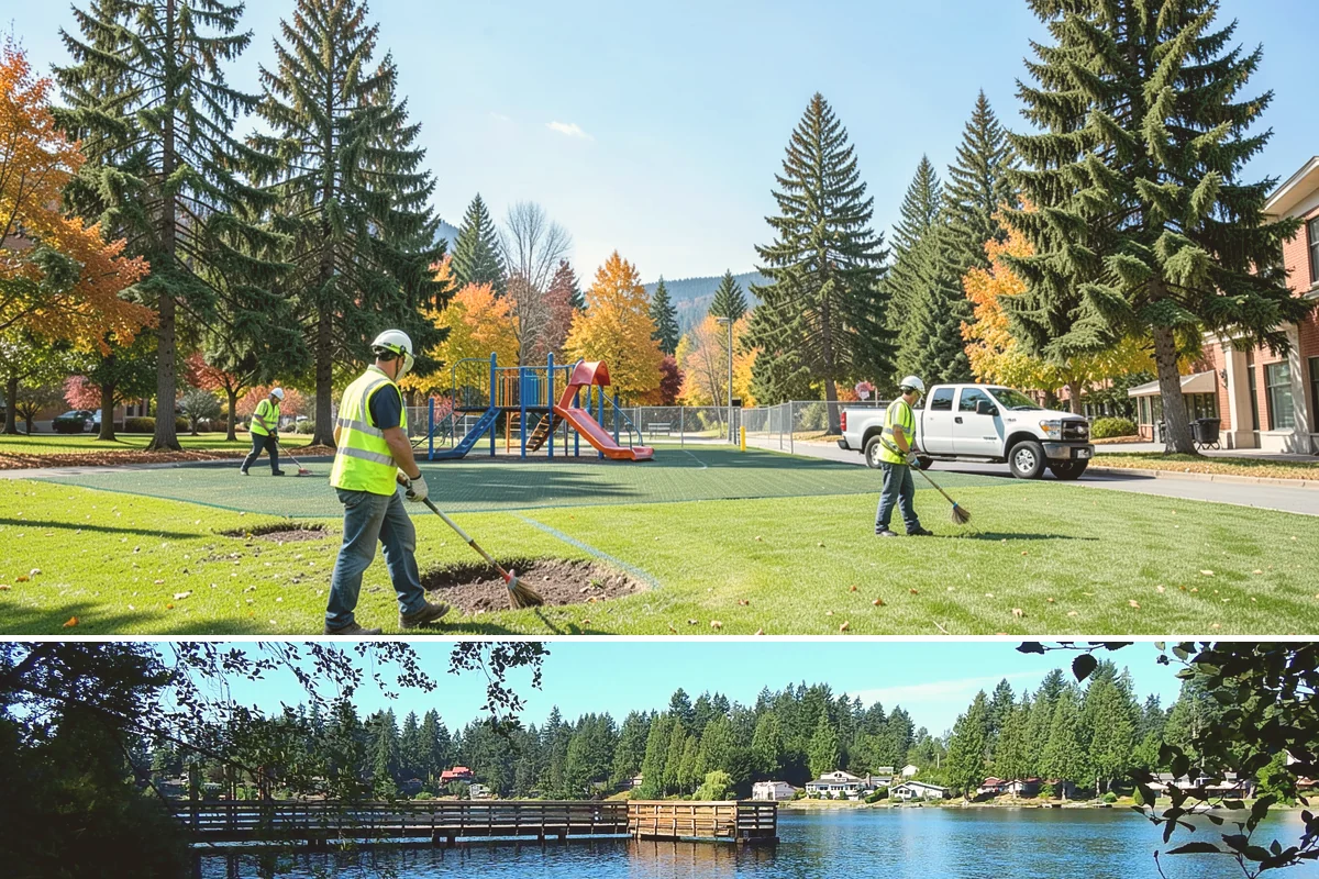 Municipal Sidewalk Construction in Federal Way, King County, WA - Summer and early autumn provide the extended dry windows needed for grading, forming, and curing multi-block sidewalk runs.