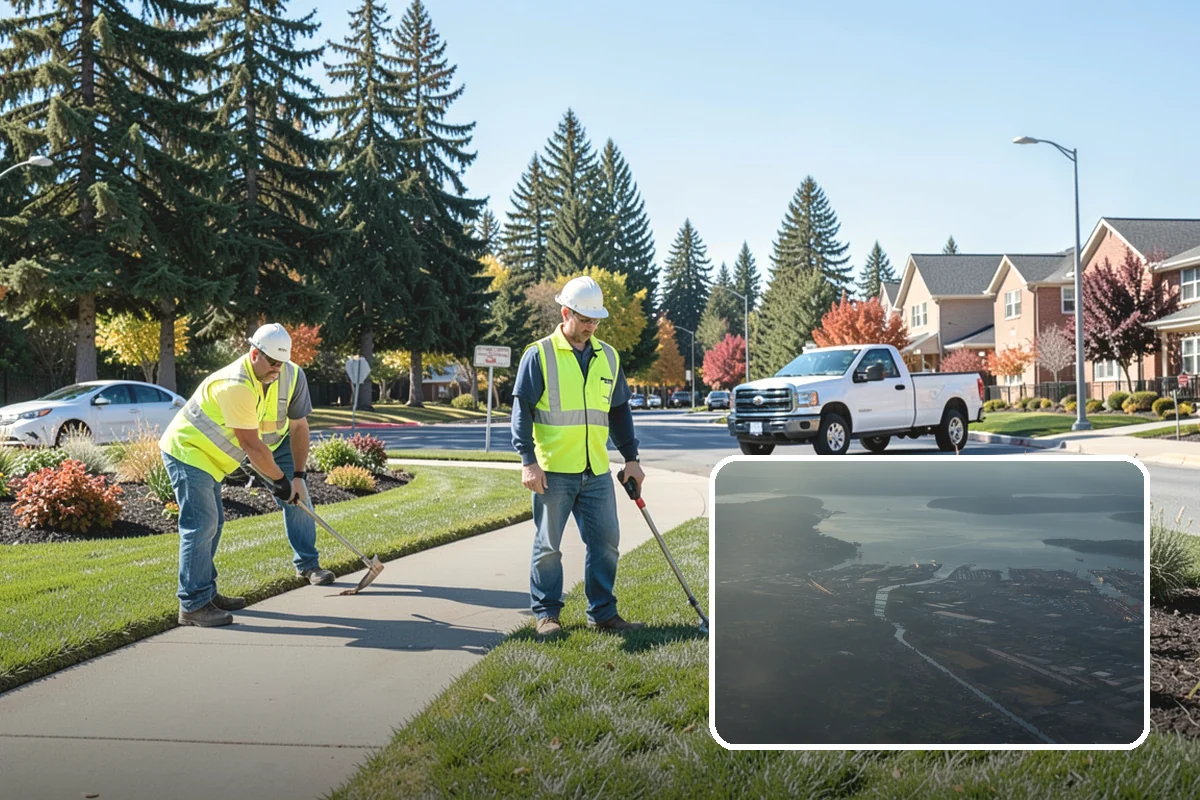 Municipal Sidewalk Construction in Fife, Pierce County, WA - Closes pedestrian network gaps to support Complete Streets and Safe Routes funding