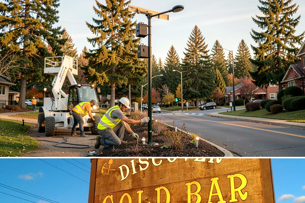 Municipal Sidewalk Construction in Gold Bar, Snohomish County, WA - Summer and early autumn provide the extended dry windows needed for grading, forming, and curing multi-block sidewalk runs.