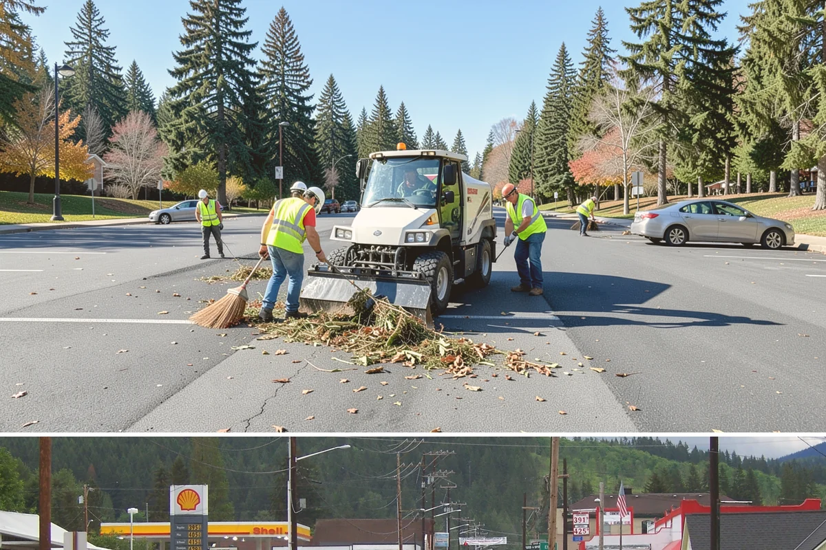 Municipal Sidewalk Construction in Granite Falls, Snohomish County, WA - Summer and early autumn provide the extended dry windows needed for grading, forming, and curing multi-block sidewalk runs.