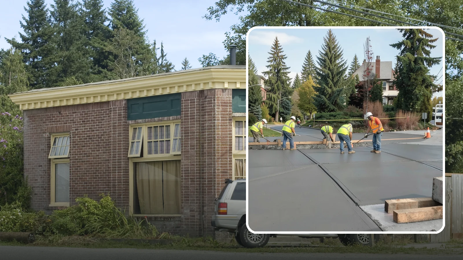 Municipal Sidewalk Construction in Hamilton, Skagit County, WA - Build new public sidewalk segments that close gaps in your pedestrian network and meet current accessibility standards.
