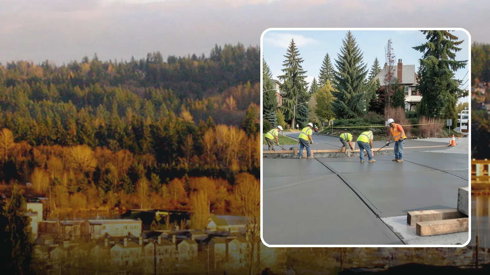 Municipal Sidewalk Construction in Kenmore, King County, WA - Build new public sidewalk segments that close gaps in your pedestrian network and meet current accessibility standards.