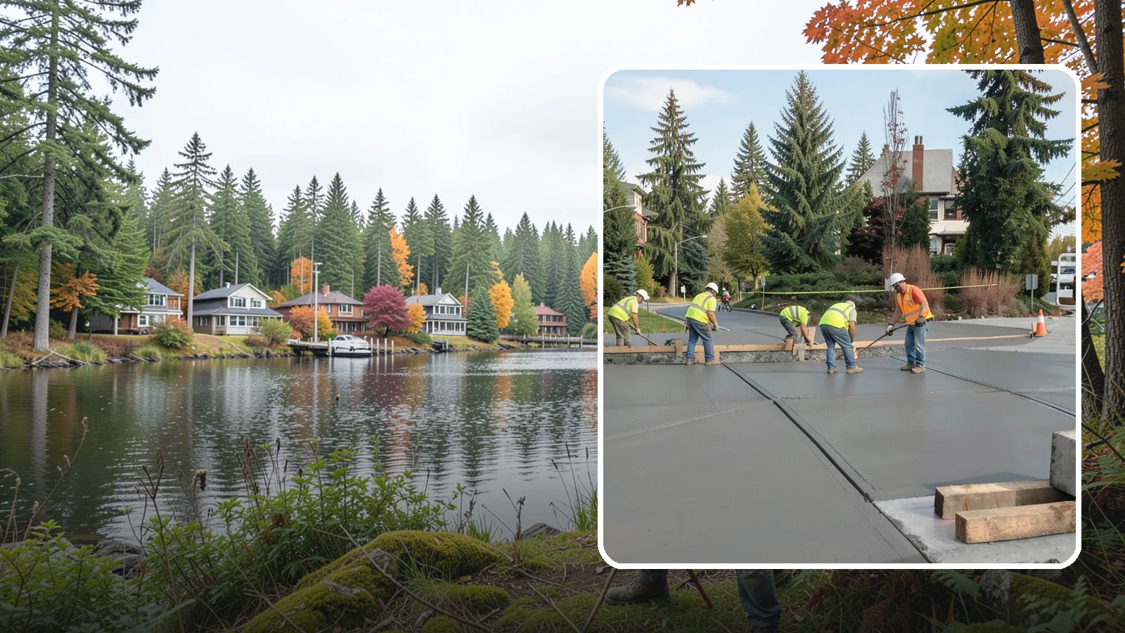 Municipal Sidewalk Construction in La Conner, Skagit County, WA - Build new public sidewalk segments that close gaps in your pedestrian network and meet current accessibility standards.