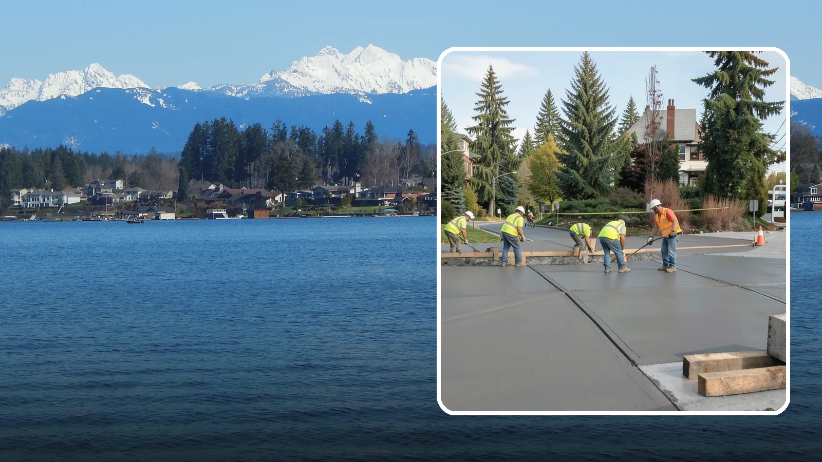 Municipal Sidewalk Construction in Lake Stevens, Snohomish County, WA - Build new public sidewalk segments that close gaps in your pedestrian network and meet current accessibility standards.