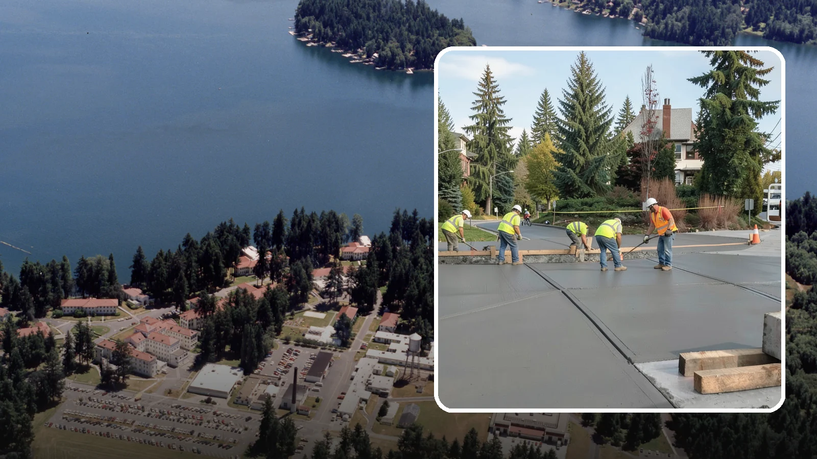 Municipal Sidewalk Construction in Lakewood, Pierce County, WA - Build new public sidewalk segments that close gaps in your pedestrian network and meet current accessibility standards.