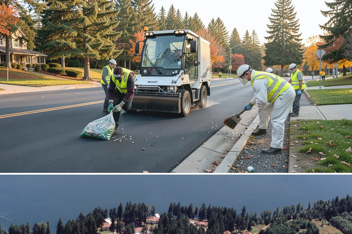 Municipal Sidewalk Construction in Lakewood, Pierce County, WA - Summer and early autumn provide the extended dry windows needed for grading, forming, and curing multi-block sidewalk runs.