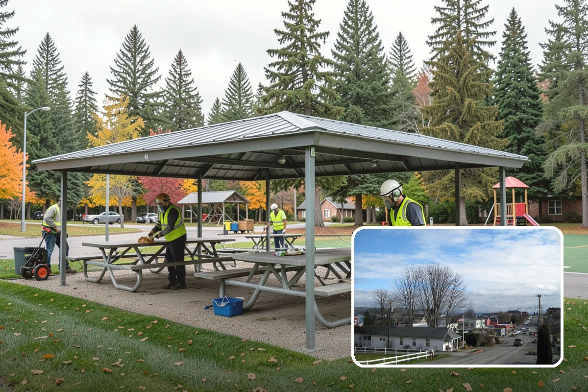 Municipal Sidewalk Construction in Langley, Island County, WA - Closes pedestrian network gaps to support Complete Streets and Safe Routes funding