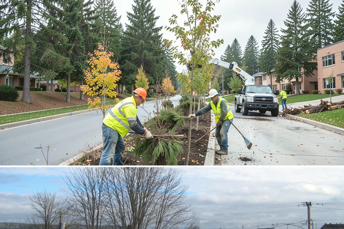 Municipal Sidewalk Construction in Langley, Island County, WA - Summer and early autumn provide the extended dry windows needed for grading, forming, and curing multi-block sidewalk runs.