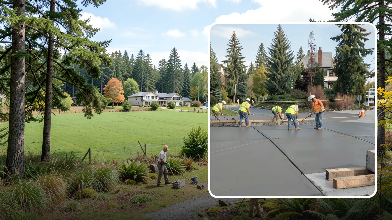 Municipal Sidewalk Construction in Lyman, Skagit County, WA - Build new public sidewalk segments that close gaps in your pedestrian network and meet current accessibility standards.