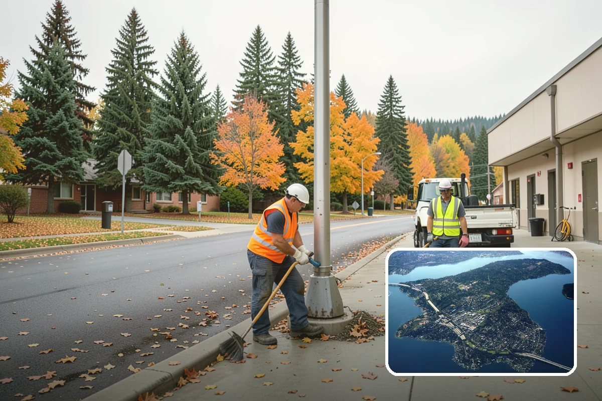 Municipal Sidewalk Construction in Mercer Island, King County, WA - Closes pedestrian network gaps to support Complete Streets and Safe Routes funding