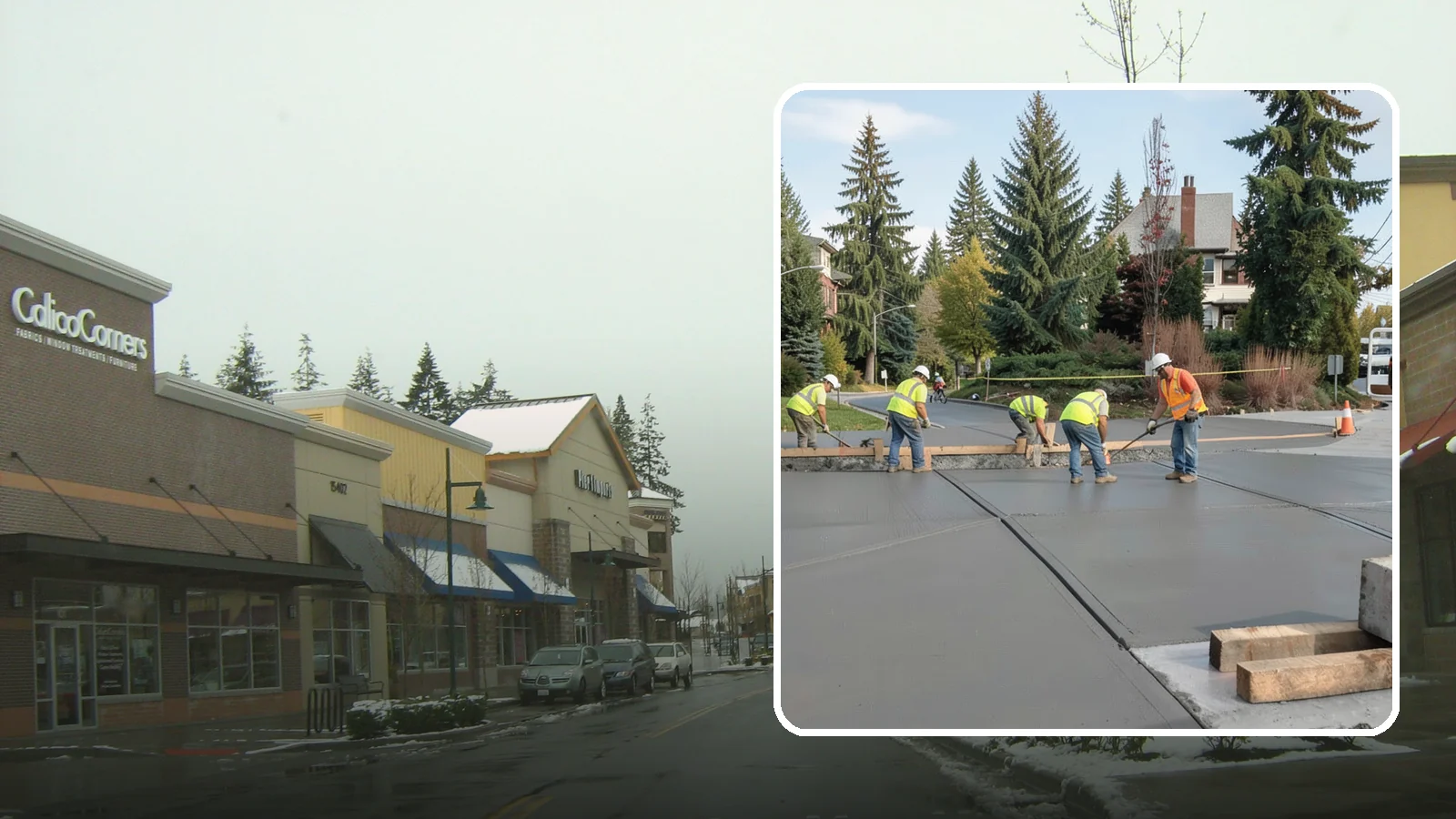 Municipal Sidewalk Construction in Mill Creek, Snohomish County, WA - Build new public sidewalk segments that close gaps in your pedestrian network and meet current accessibility standards.
