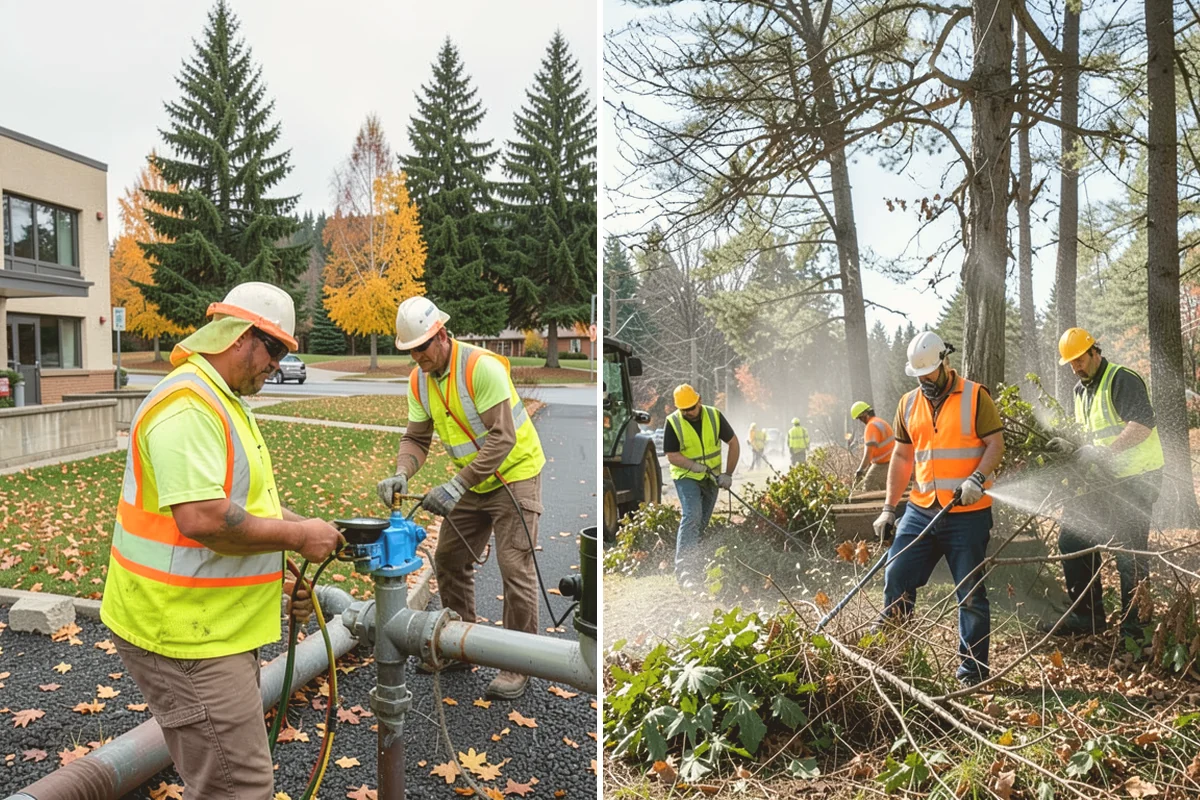 Municipal Sidewalk Construction in Milton, King County, WA - Survey, grade verification, and utility locate coordination