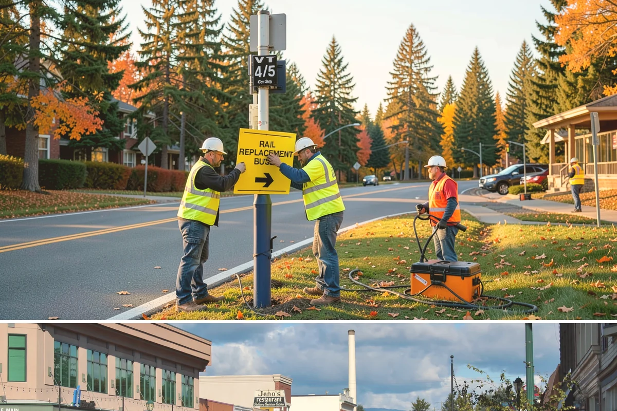 Municipal Sidewalk Construction in Monroe, Snohomish County, WA - Summer and early autumn provide the extended dry windows needed for grading, forming, and curing multi-block sidewalk runs.