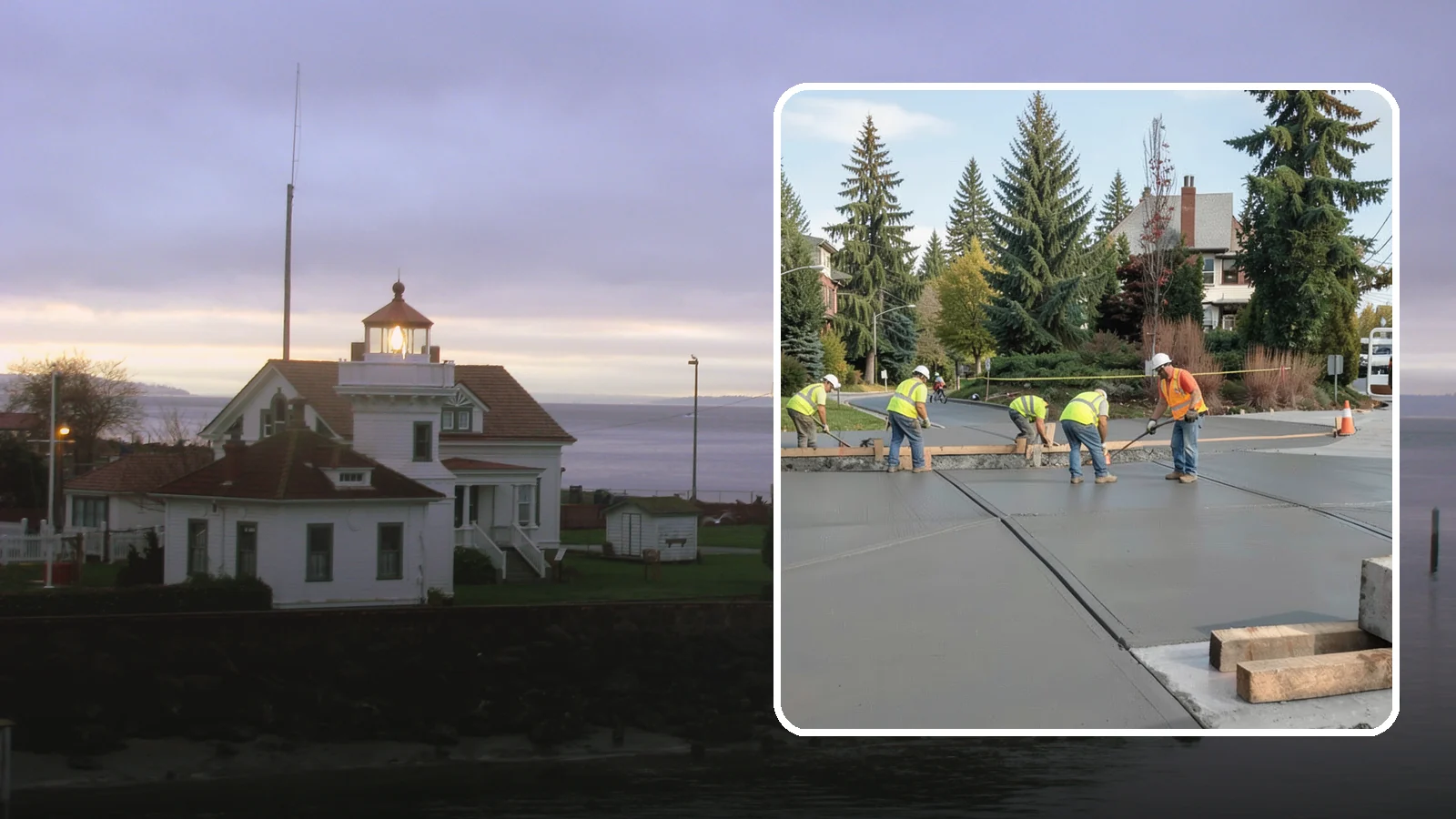 Municipal Sidewalk Construction in Mukilteo, Snohomish County, WA - Build new public sidewalk segments that close gaps in your pedestrian network and meet current accessibility standards.