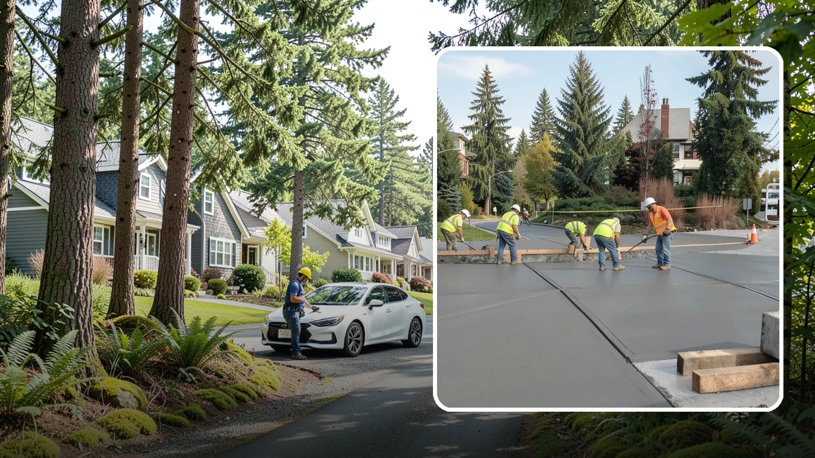 Municipal Sidewalk Construction in Normandy Park, King County, WA - Build new public sidewalk segments that close gaps in your pedestrian network and meet current accessibility standards.