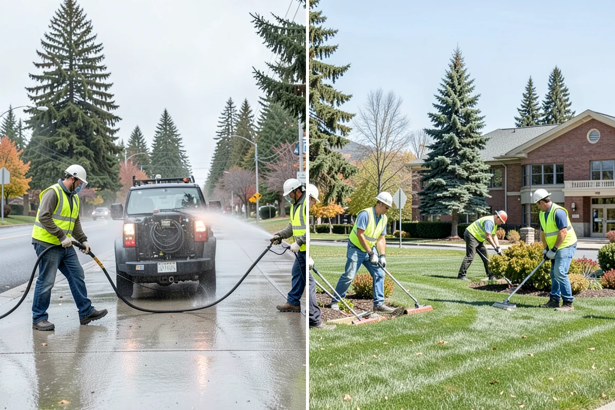 Municipal Sidewalk Construction in Normandy Park, King County, WA - Survey, grade verification, and utility locate coordination