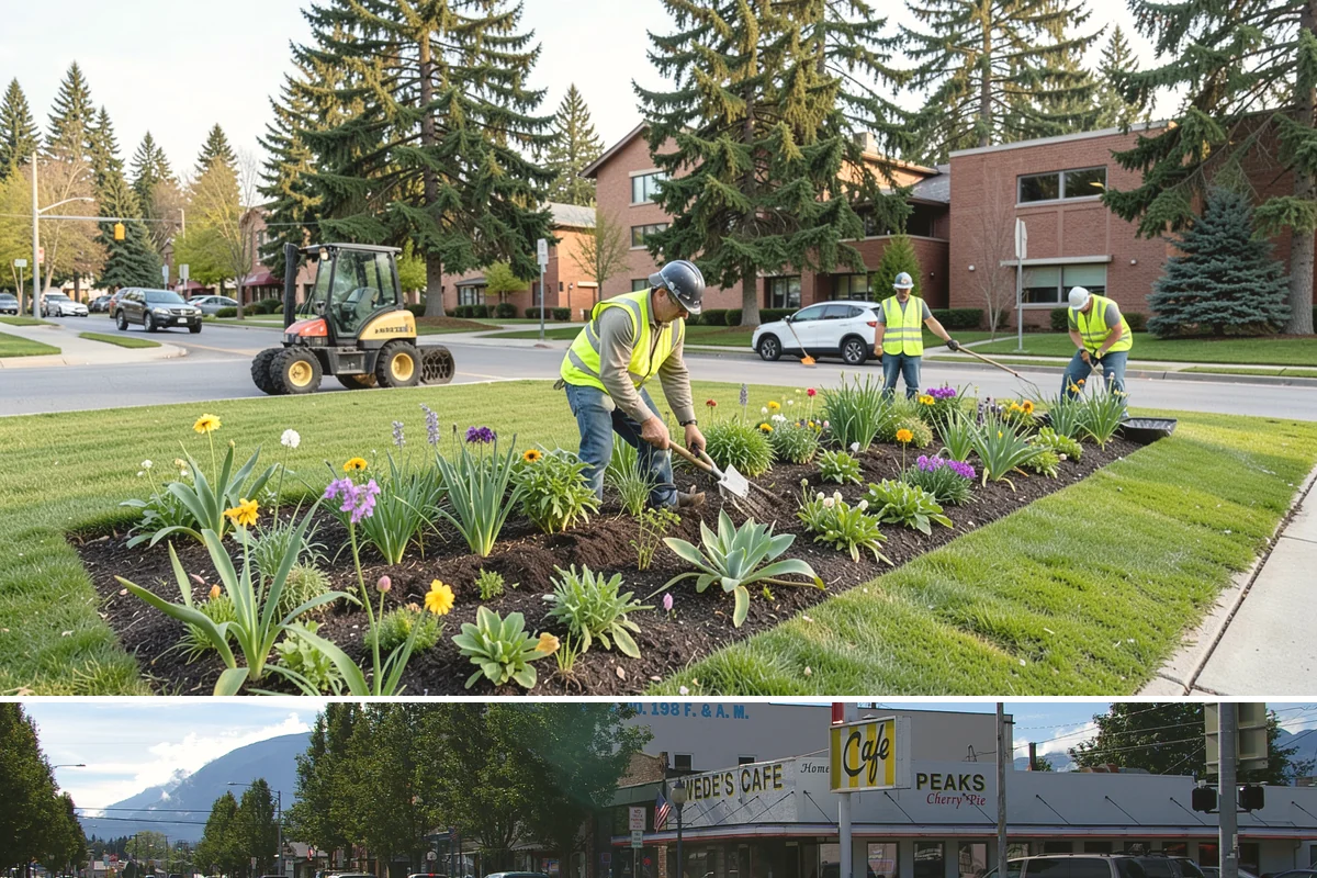 Municipal Sidewalk Construction in North Bend, King County, WA - Summer and early autumn provide the extended dry windows needed for grading, forming, and curing multi-block sidewalk runs.