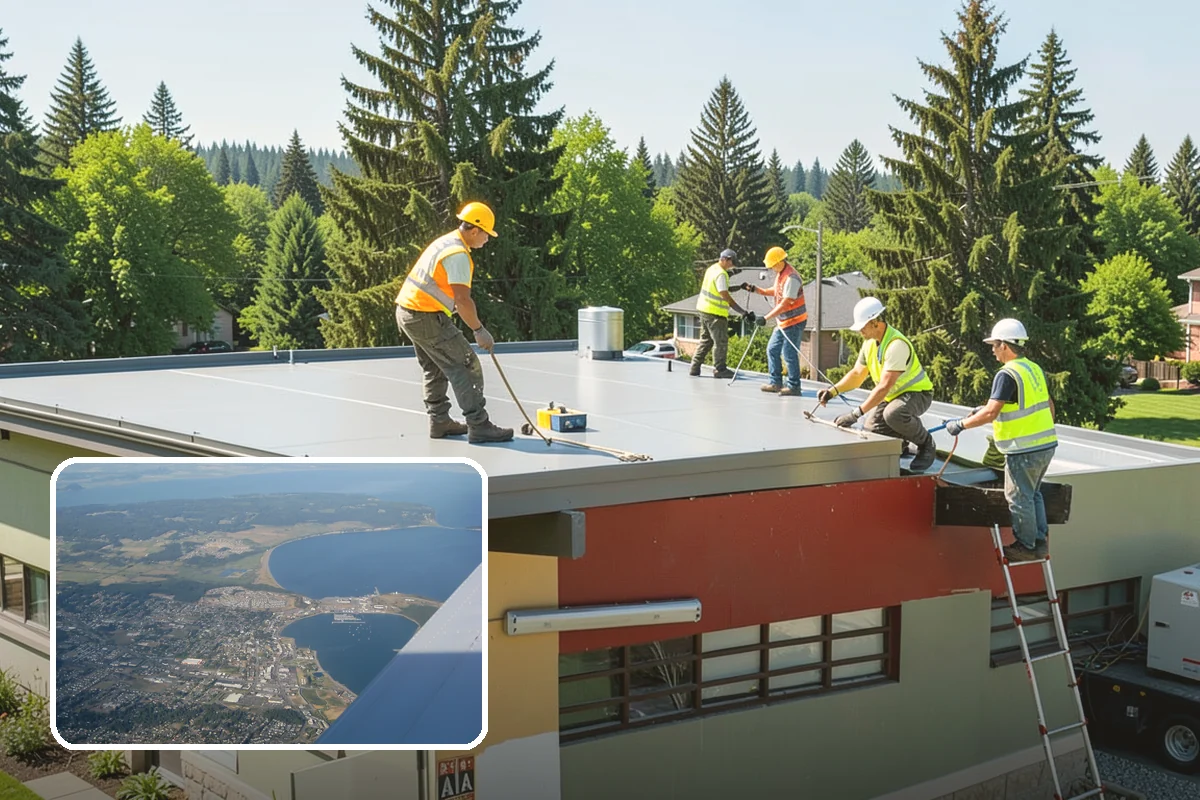 Municipal Sidewalk Construction in Oak Harbor, Island County, WA - Closes pedestrian network gaps to support Complete Streets and Safe Routes funding