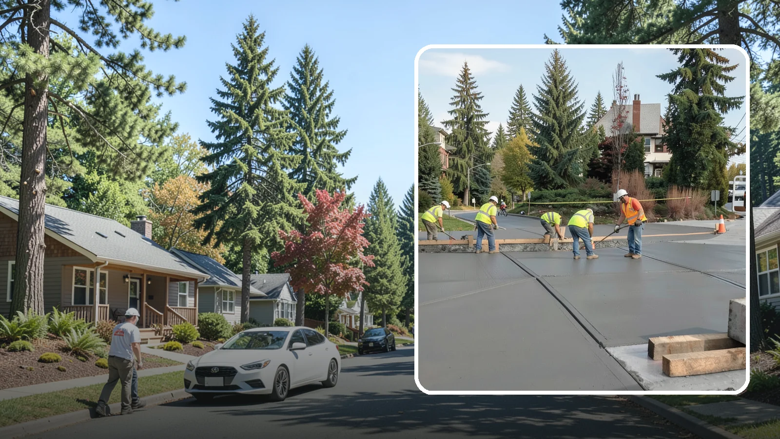 Municipal Sidewalk Construction in Orting, Pierce County, WA - Build new public sidewalk segments that close gaps in your pedestrian network and meet current accessibility standards.