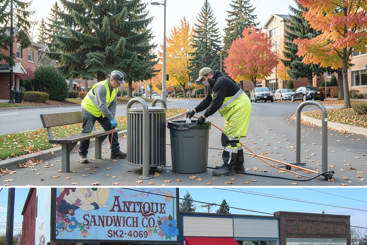 Municipal Sidewalk Construction in Ruston, Pierce County, WA - Summer and early autumn provide the extended dry windows needed for grading, forming, and curing multi-block sidewalk runs.