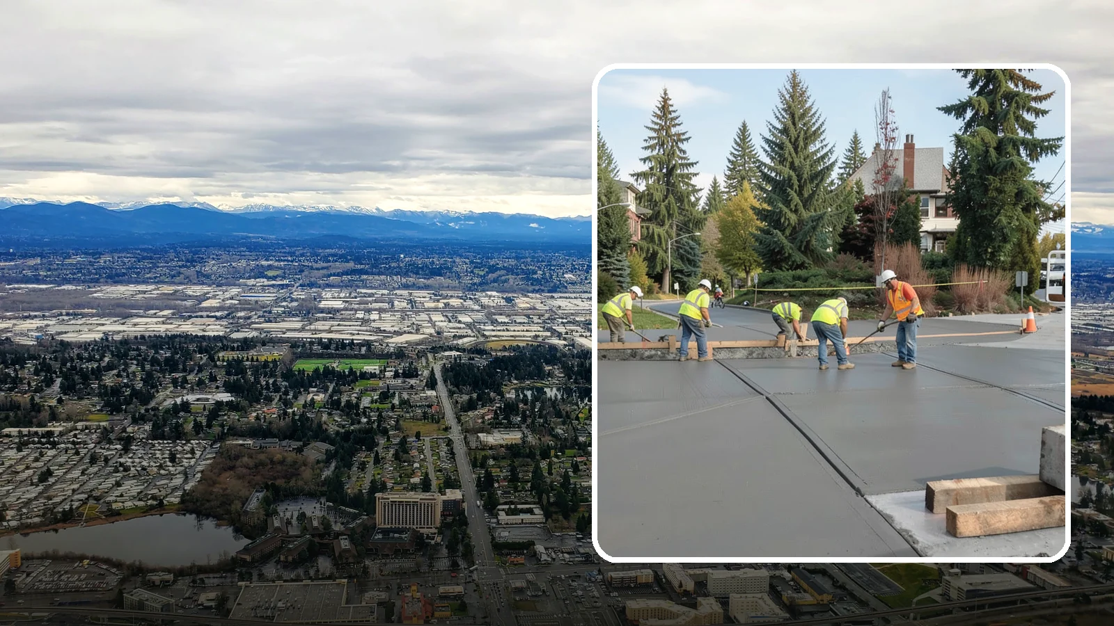 Municipal Sidewalk Construction in SeaTac, King County, WA - Build new public sidewalk segments that close gaps in your pedestrian network and meet current accessibility standards.