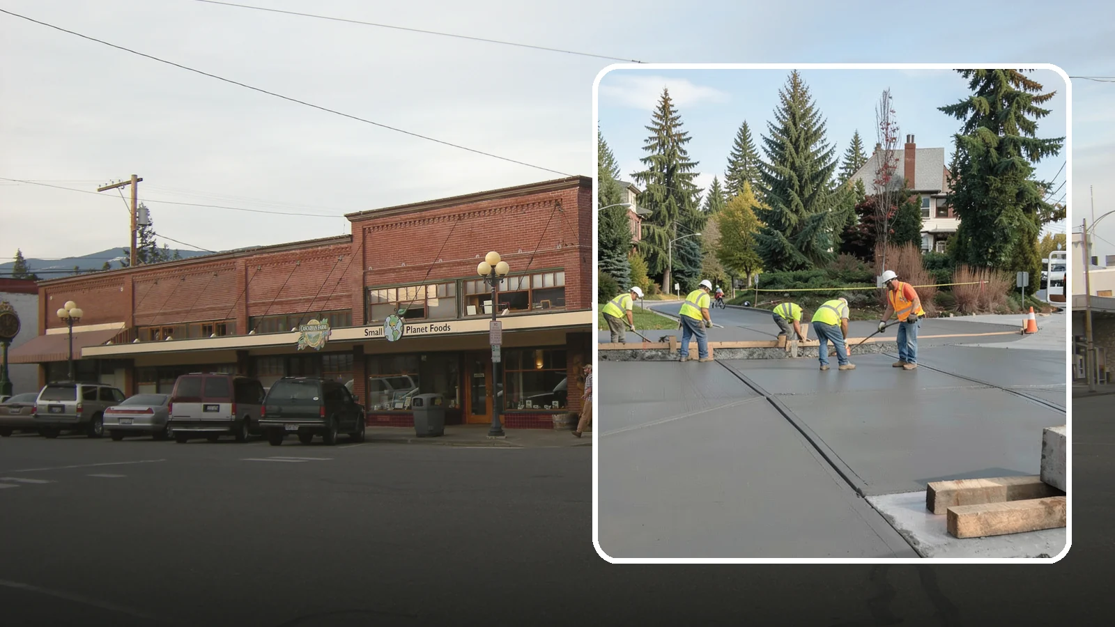 Municipal Sidewalk Construction in Sedro-Woolley, Skagit County, WA - Build new public sidewalk segments that close gaps in your pedestrian network and meet current accessibility standards.
