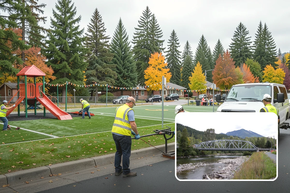 Municipal Sidewalk Construction in Skykomish, King County, WA - Closes pedestrian network gaps to support Complete Streets and Safe Routes funding