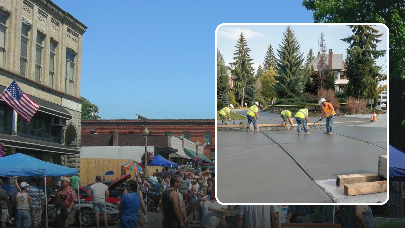 Municipal Sidewalk Construction in Snohomish, Snohomish County, WA - Build new public sidewalk segments that close gaps in your pedestrian network and meet current accessibility standards.