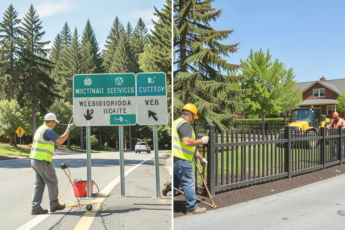Municipal Sidewalk Construction in Snohomish, Snohomish County, WA - Survey, grade verification, and utility locate coordination