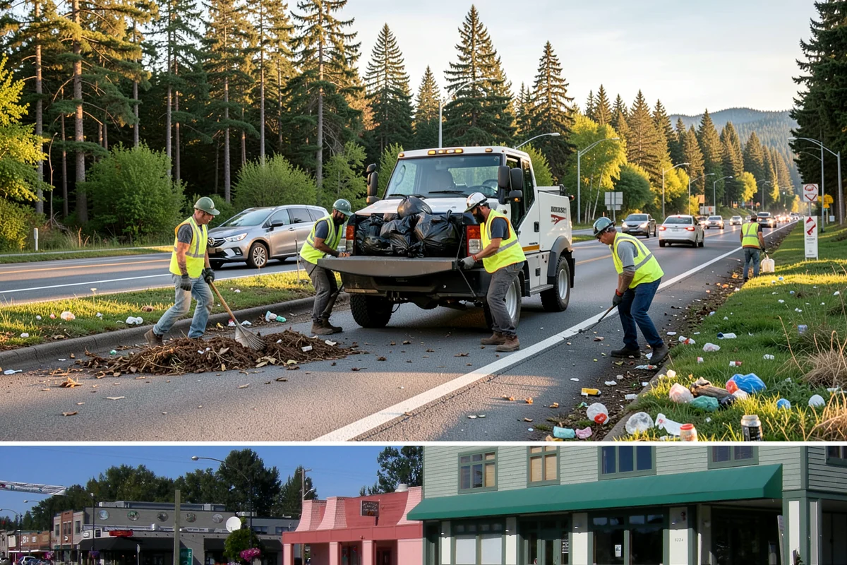 Municipal Sidewalk Construction in Snoqualmie, King County, WA - Summer and early autumn provide the extended dry windows needed for grading, forming, and curing multi-block sidewalk runs.