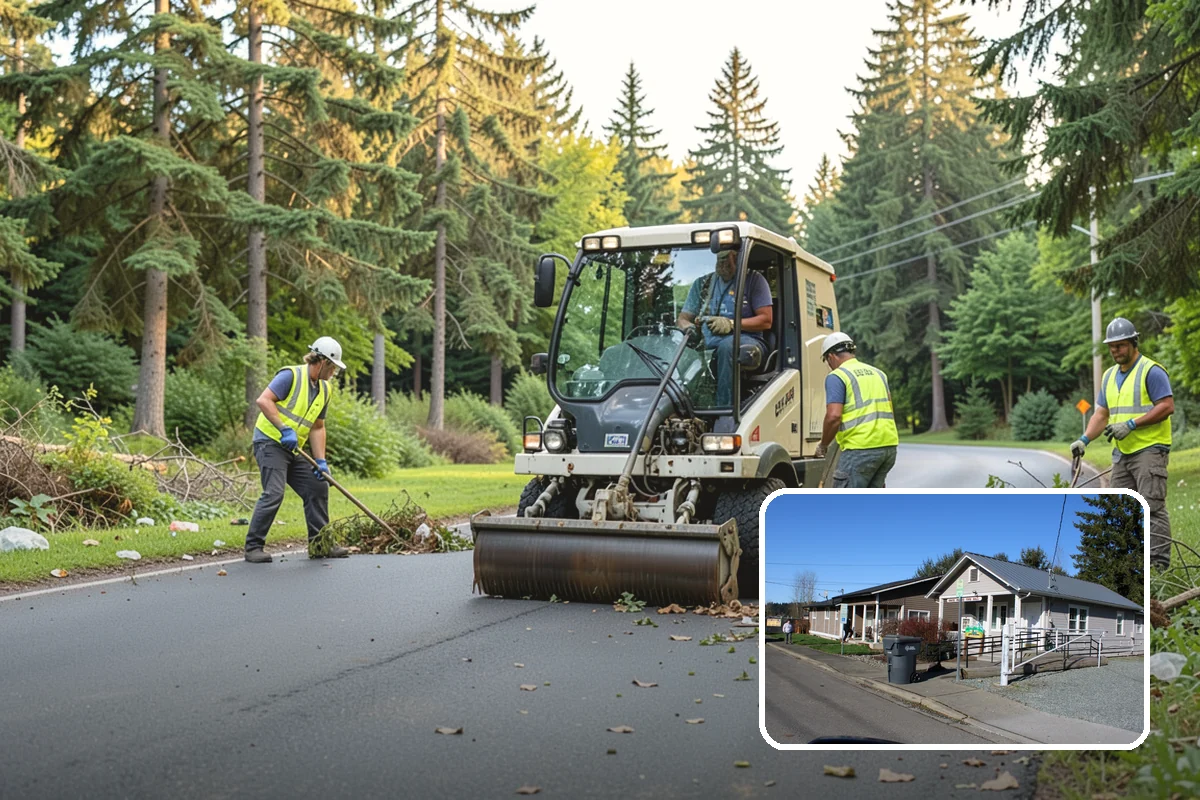 Municipal Sidewalk Construction in South Prairie, Pierce County, WA - Closes pedestrian network gaps to support Complete Streets and Safe Routes funding