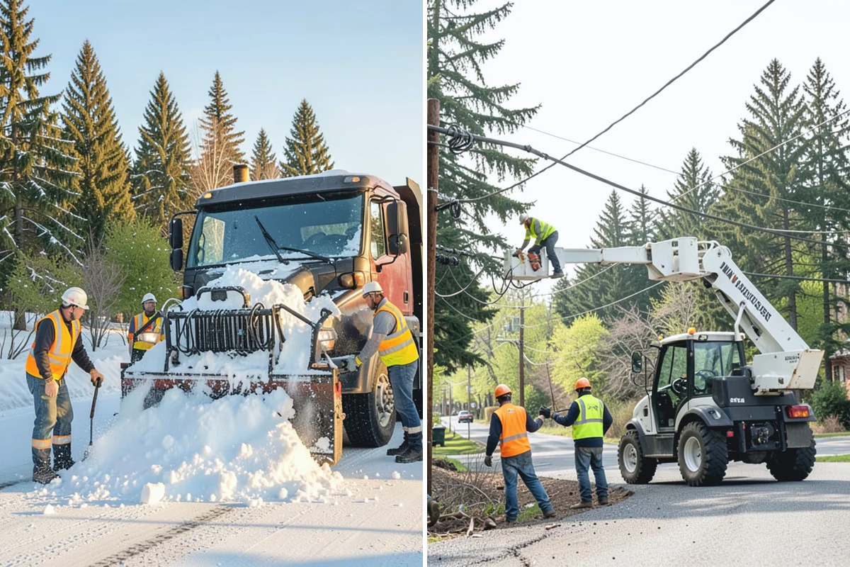 Municipal Sidewalk Construction in South Prairie, Pierce County, WA - Survey, grade verification, and utility locate coordination