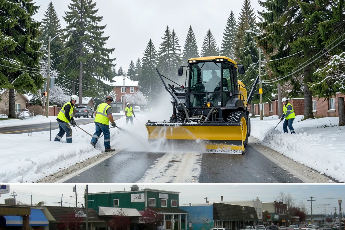 Municipal Sidewalk Construction in Stanwood, Snohomish County, WA - Summer and early autumn provide the extended dry windows needed for grading, forming, and curing multi-block sidewalk runs.