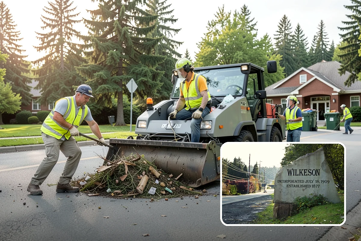 Municipal Sidewalk Construction in Wilkeson, Pierce County, WA - Closes pedestrian network gaps to support Complete Streets and Safe Routes funding