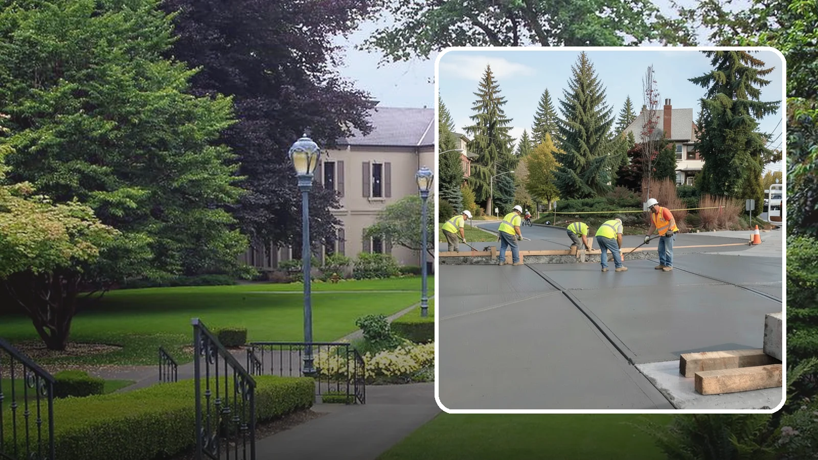 Municipal Sidewalk Construction in Woodinville, King County, WA - Build new public sidewalk segments that close gaps in your pedestrian network and meet current accessibility standards.