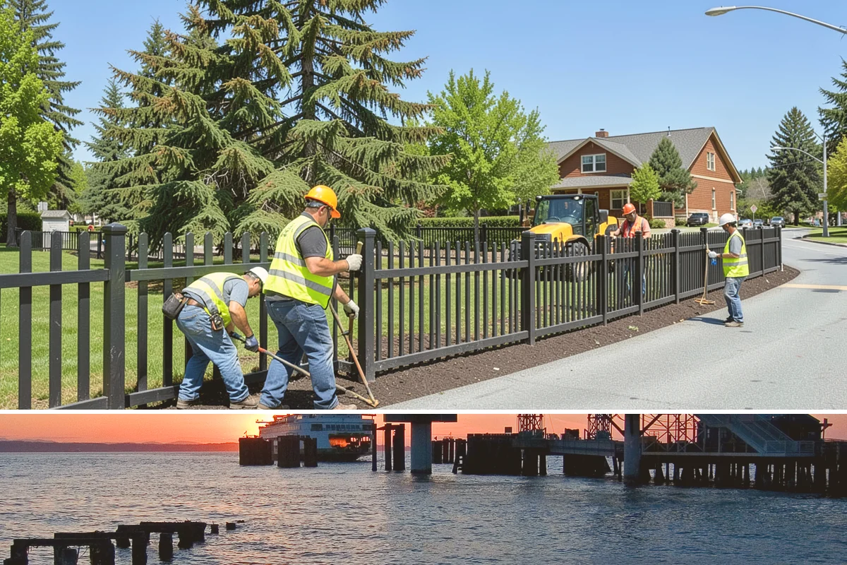 Municipal Small Works Projects in Edmonds, Snohomish County, WA - Small works scopes span the year, though exterior and concrete tasks concentrate in the drier construction months.
