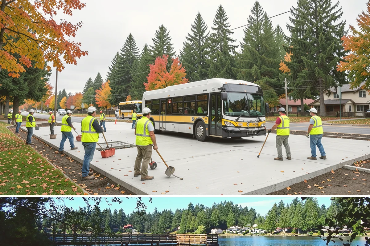 Municipal Small Works Projects in Federal Way, King County, WA - Small works scopes span the year, though exterior and concrete tasks concentrate in the drier construction months.
