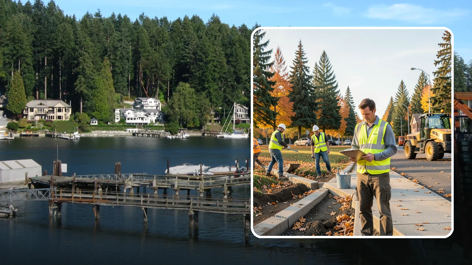 Municipal Small Works Projects in Gig Harbor, Pierce County, WA - Deliver small works roster projects quickly and compliantly without the overhead of full formal bidding.