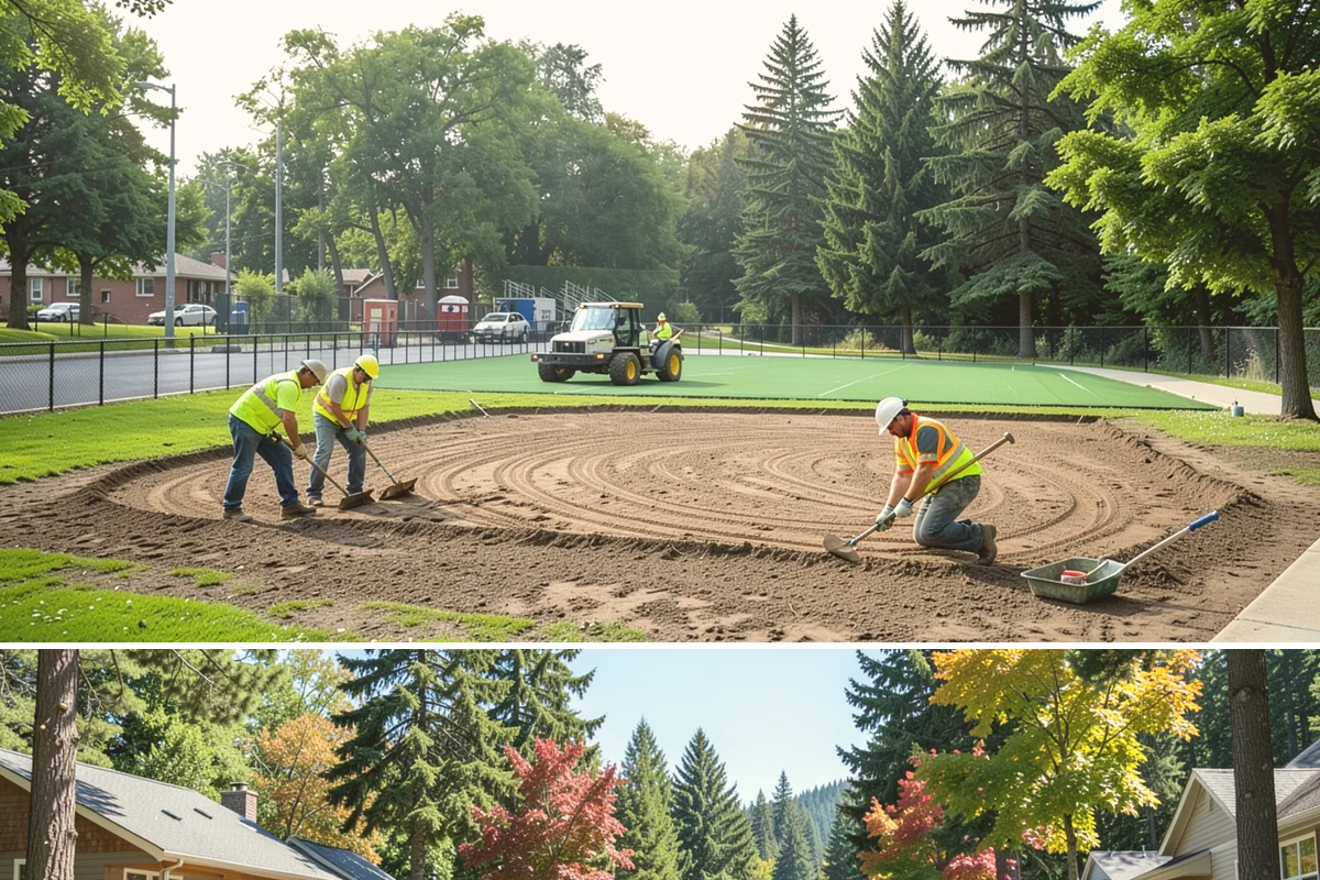 Municipal Small Works Projects in Orting, Pierce County, WA - Small works scopes span the year, though exterior and concrete tasks concentrate in the drier construction months.