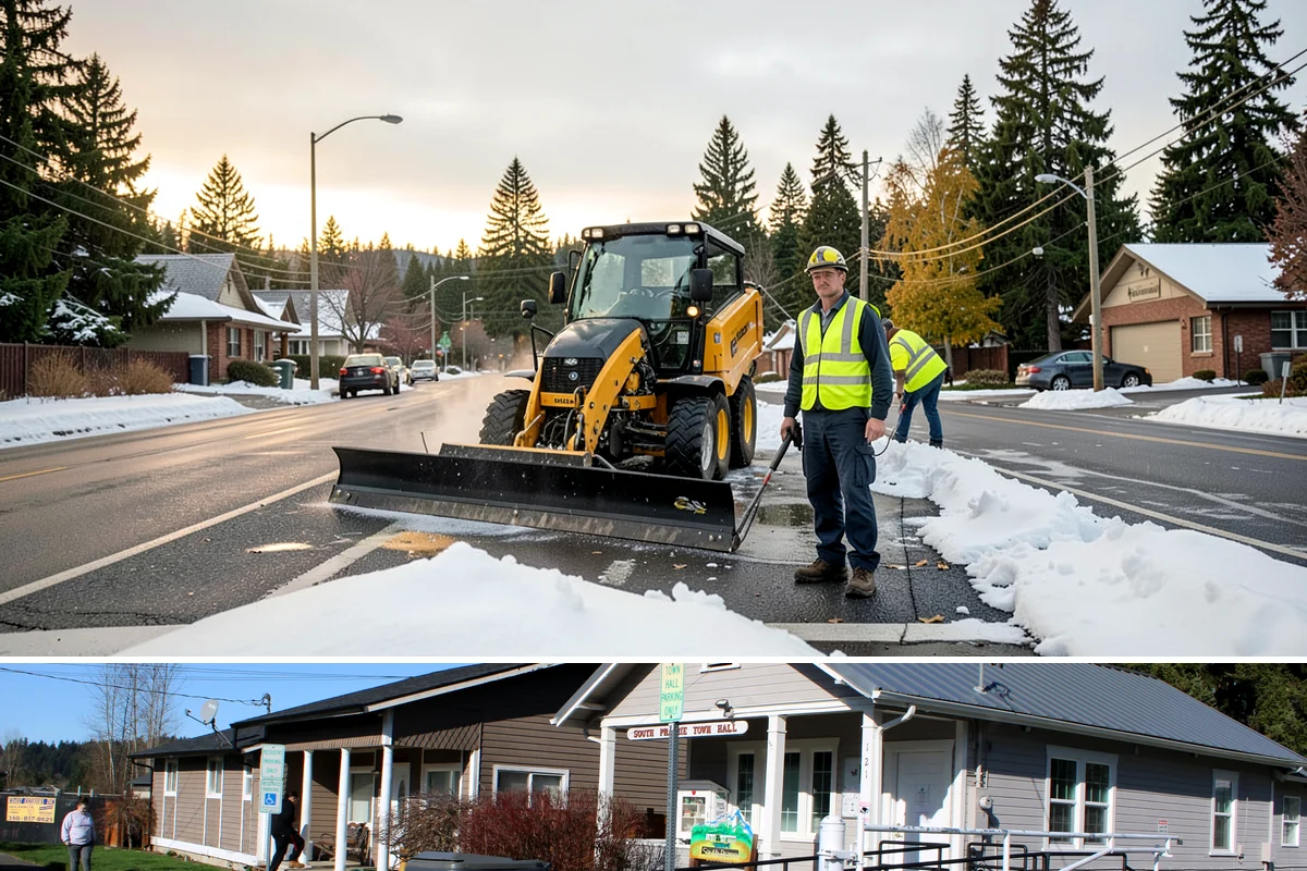 Municipal Small Works Projects in South Prairie, Pierce County, WA - Small works scopes span the year, though exterior and concrete tasks concentrate in the drier construction months.
