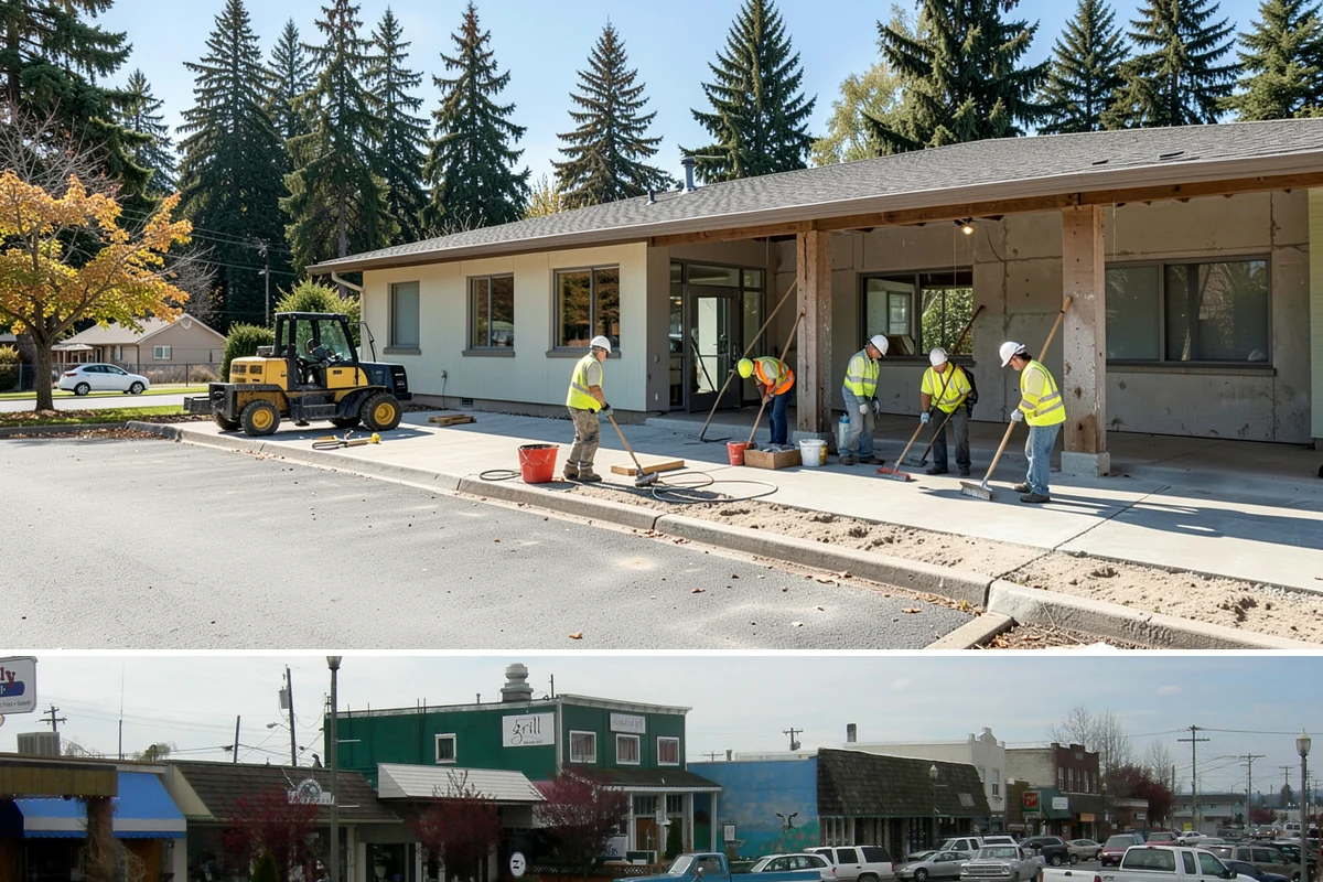 Municipal Small Works Projects in Stanwood, Snohomish County, WA - Small works scopes span the year, though exterior and concrete tasks concentrate in the drier construction months.