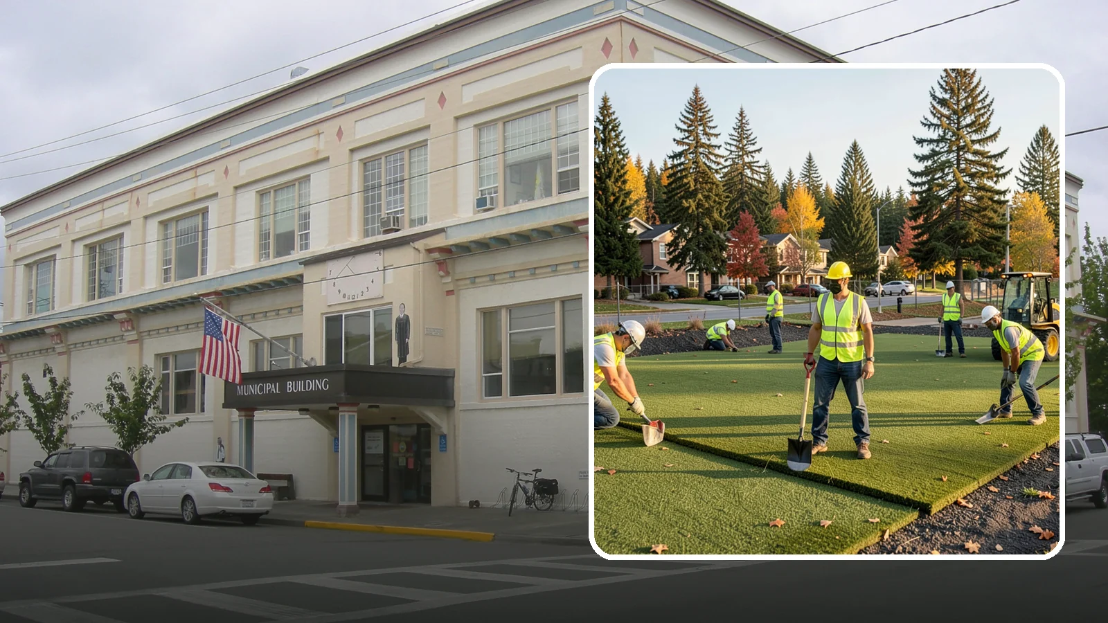 Municipal Sod Installation in Anacortes, Skagit County, WA - We install graded, established sod for public parks, sports fields, and civic grounds under insured, prevailing-wage contracts...